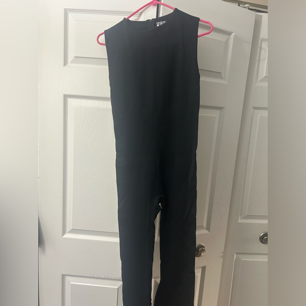 Size XL OQQ Black Athletic Sleeveless Unitard